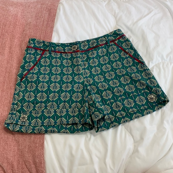 ANTHROPOLOGIE Corey Lynn Calter Printed Pattern Shorts 4 - Picture 2 of 16